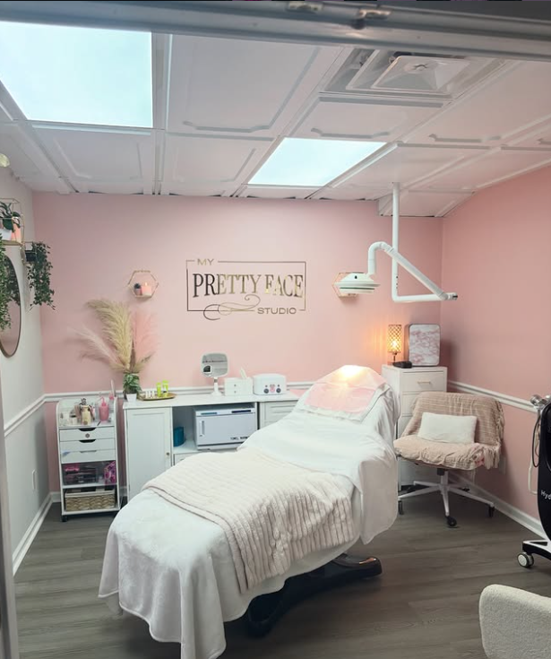 Luxury permanent makeup studio interior in Vero Beach